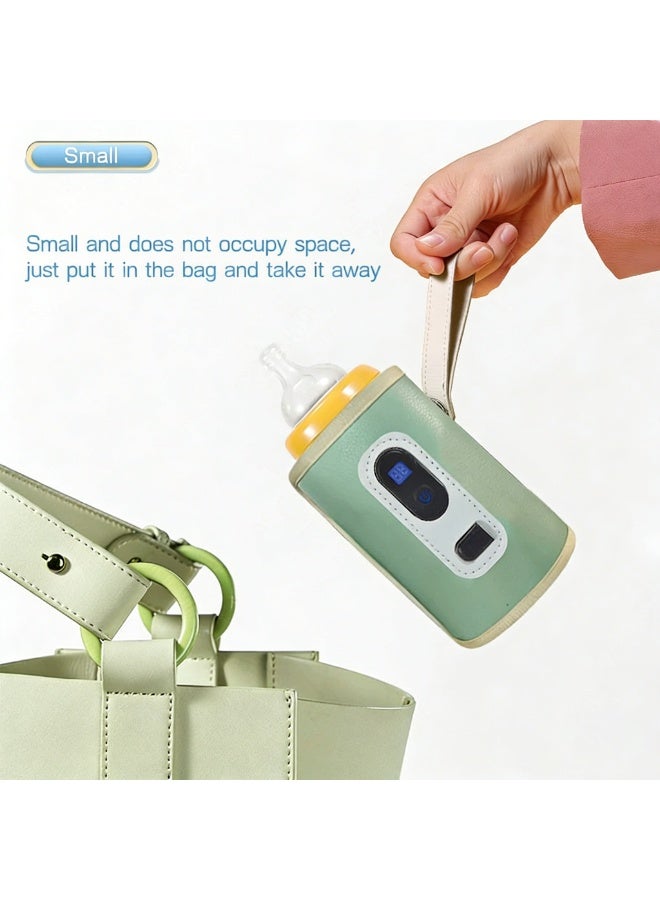 Universal Baby Bottle Warmer & Insulator | USB-Powered Portable Travel Heating Sleeve for Infant Feeding - Image 3